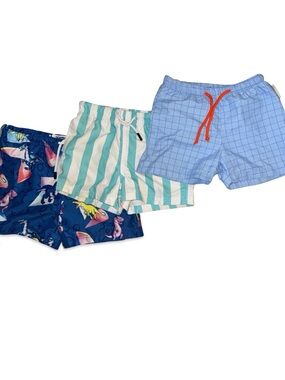 Three Pair Boys Swimsuits 4T Tiny Cottons Maamgic
